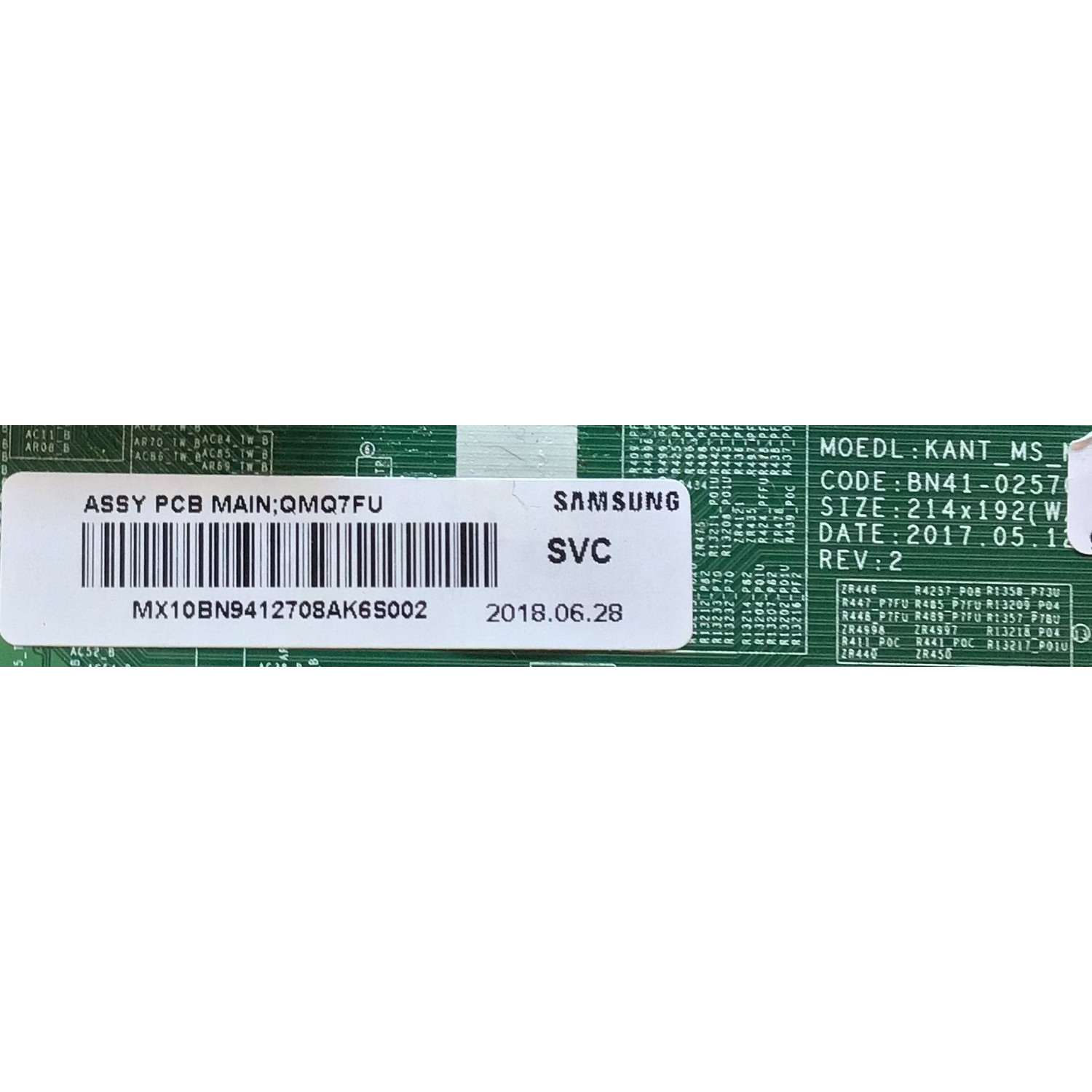 KIT DE TARJETAS PARA TV SAMSUNG / MAIN  BN94-12708A / BN41-02570B / FUENTE BN44-00911A / L55E8NR_MSM / PANEL CY-QM049HLLV1H / MODELO QN49Q6FAMFXZA FA01 - Imagen 3